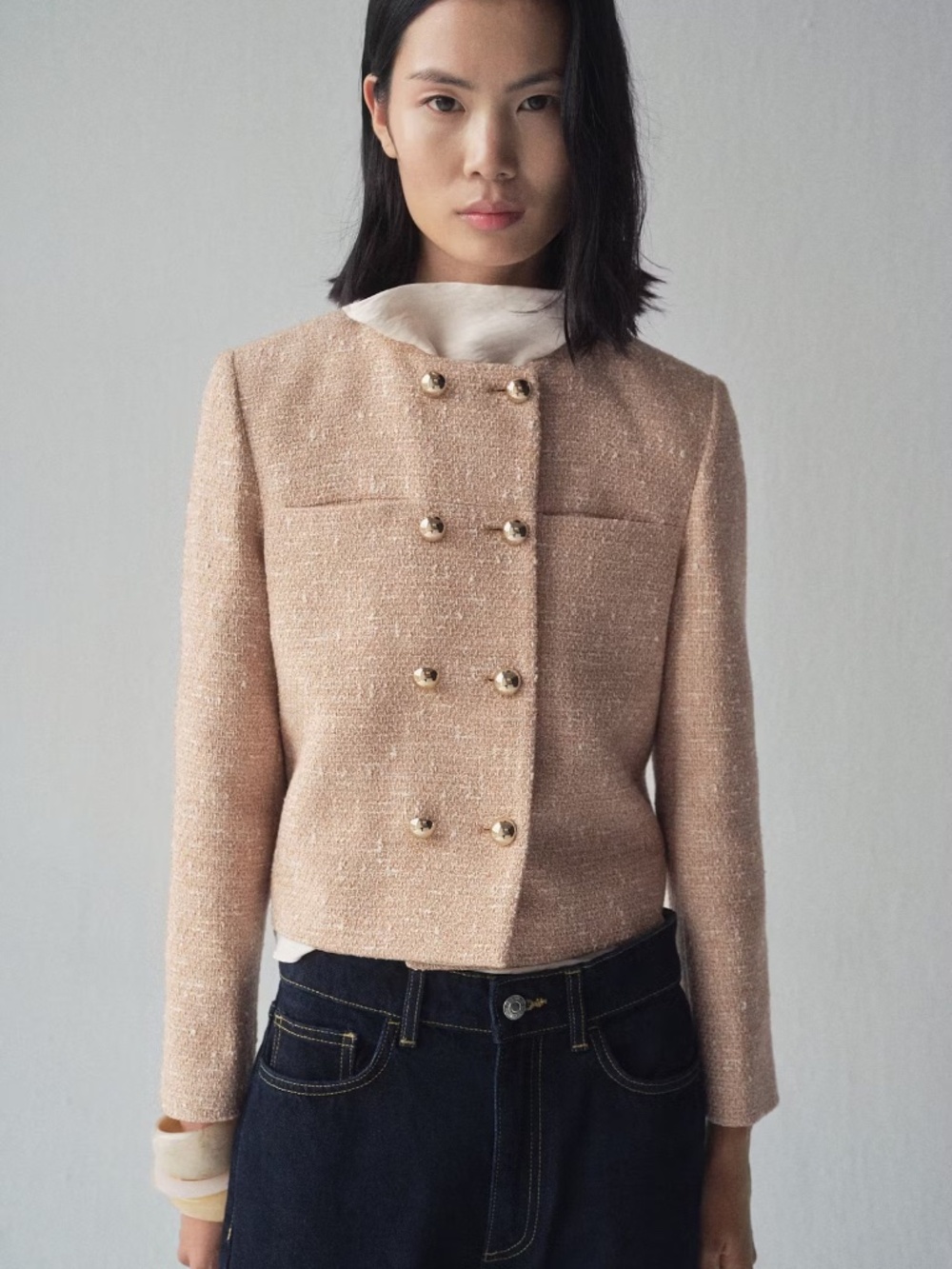 Mango tweed jacket